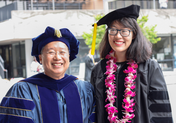 Diana Y. Qiu awarded the Jackson C. Koo Award of the Physics Department, UC Berkeley
